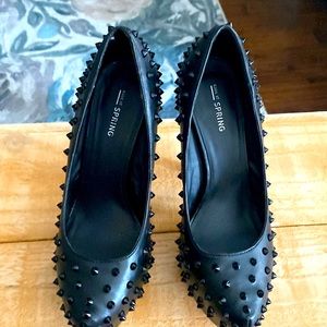 Platform spiked heels
